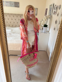 Kimono pink orange