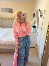 Musselinbluse Good Vibes