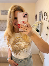 Shirt mit Kussmund