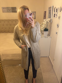 Strickjacke beige