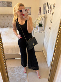 Spitzenshirt schwarz