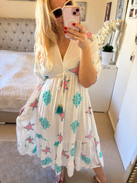 Bohokleid mit Seesternen
