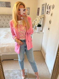 Shirt pinke Blumen