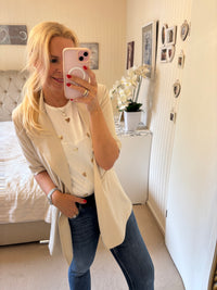 Blazer mit kurzem Arm