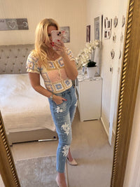 Bohopullover Pastellfarben