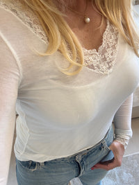 Spitzenshirt Kaschmir