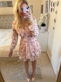 Romantisches Blümchenkleid kurz