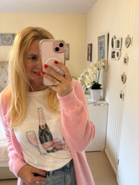 Shirt mit Champagnerflasche