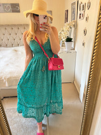 Bohokleid grün