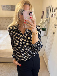 Bluse Polkadot in verschiedenen Farben