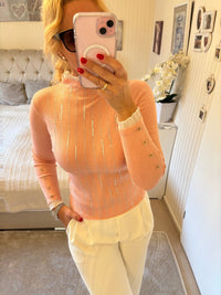 Glitzerpullover rosa