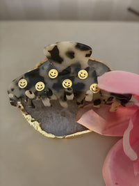 Haarspange Leosmileys gold Größe M