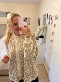 Leostrickjacke Leo mit Goldknöpfen verschiedene Farben