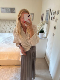 Musselintunikabluse mit Herzchen